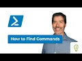 How to find Commands in Windows PowerShell