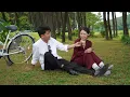 In a special moment the businessman took the single woman to a beautiful place and surprised her
