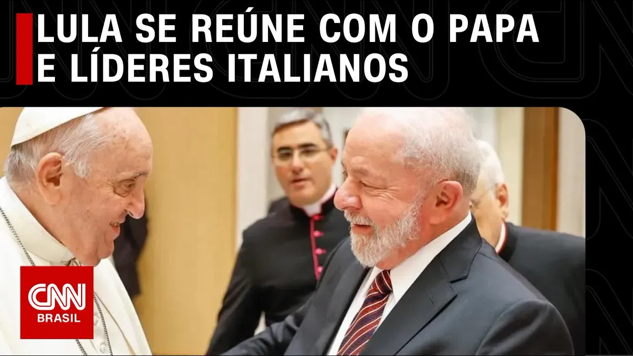 Lula se reúne com o papa e líderes italianos | CNN 360º