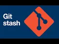 Git - stash your changes and multi-task