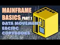 Mainframe basics data encoding binary data movement EBCIDC copybooks - PART 1
