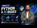 Python AI Fundamentals for Beginners Week 1-4