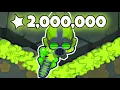 Can The Buffed GLUE Gunner Get 2 MILLION Pops Bloons TD 6