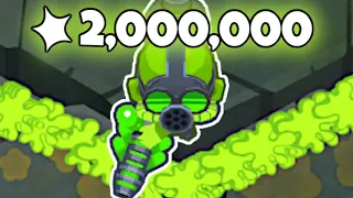 Can The Buffed GLUE Gunner Get 2 MILLION Pops Bloons TD 6