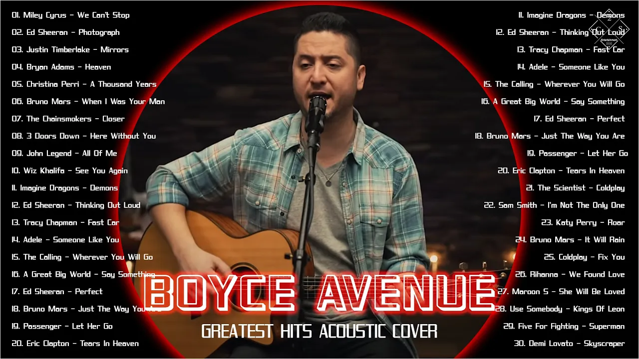 Boyce Avenue Greatest Hits 2022 - Best Songs Of Boyce Avenue - We Can't Stop, Photograph, Mirrors...