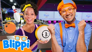 Diversión en el boliche con Blippi y Meekah 🎳 Caricaturas Infantiles | Moonbug Español | Blippi
