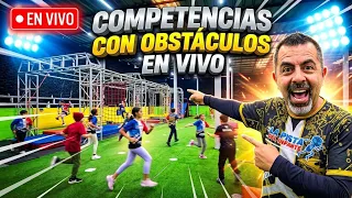 Entrenamiento y competencias con obstáculos en vivo