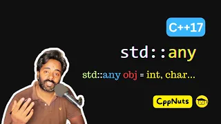 std::any In C++17 | any in C++