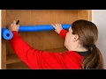 Stick A Pool Noodle On Your Bookshelf This Is Genius