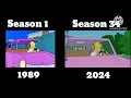 Lagu The simpsons Season 1 1989 Vs Season 34 2024