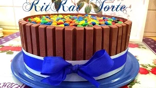 Sallys Schokotorte mit Smarties und Kitkat / Sallys Welt. 