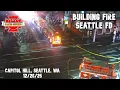 SEATTLE FIRE Full traffic camera footage scanner of Christmas morning fire