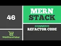 46 Refactor Code - Ecommerce Tutorial using MERN Stack