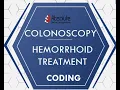 Colonoscopy Hemorrhoid Treatment Coding