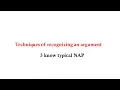 chapter 2 part 3 Tecniques of Recognizing an Argument