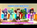 Download Lagu CHICKEN WINGS MEME | GANGNAM/MINECRAFT STYLE | MAIZEN, CRAFTEE, MIKEY_TURTLE | Minecraft Animation