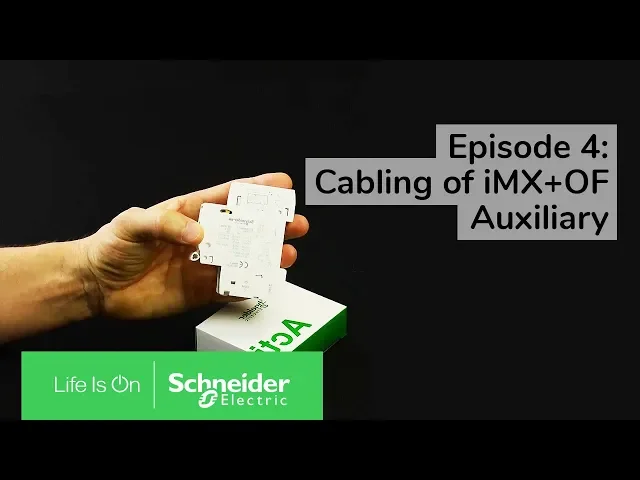 Независим напреженов изключвател /шунт/ Acti 9 MX+OF 100…415Vac SE, SCHNEIDER ELECTRIC НИСКО НАПРЕЖЕНИЕ, A9N26946. Сглобяване на iMX+OF.