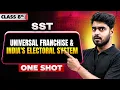 Universal Franchise India s Electoral System Class 8th Chapter - 5 New SST Book New Syllabus