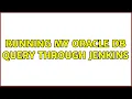 Running my Oracle DB query through Jenkins
