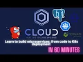 Learn to build microservices from code to K8s deployment in 60 minutes