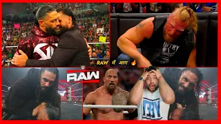 roman brock ki aag seth attacks roman brock destroys oba femi u0026 rock is back raw highlights