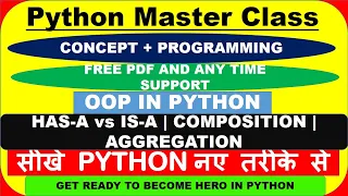 Python Master Class OOP Part - 11 IS