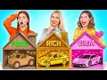 Download Lagu บ้านสีหนึ่งรวย vs ยากจน vs จีก้าริช | สถานการณ์ตลก Multi DO Girls