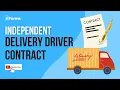 Independent Delivery Driver Contract EXPLAINED