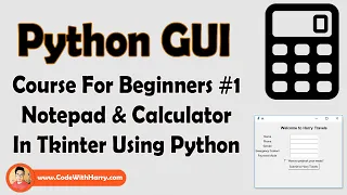 Notepad Calculator In Tkinter Why Tkinter Python Tkinter GUI Tutorial In Hindi
