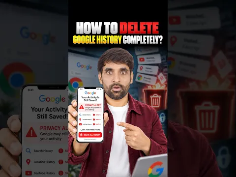 Google History ని Complete గా Delete చేయడం ఎలా? 😳#iSmartShiva #GoogleHistory #GooglePrivacy