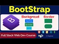 Bootstrap Tutorial for beginners Background Border In BootStrap MERN Stack Course