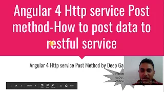 Angular 4 Http service Post method How to post data to restful service in angular 4