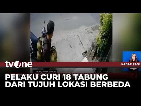 Pencuri 18 Tabung Gas LPG Ditangkap Polisi