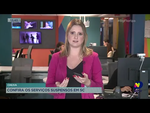 Confira os serviços suspensos em SC após fortes chuvas