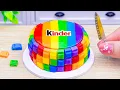 Download Lagu Mini Kinder Joy Cake with Colorful Decorating Ideas🌈Yummy Tiny Chocolate Cake Dessert Recipe