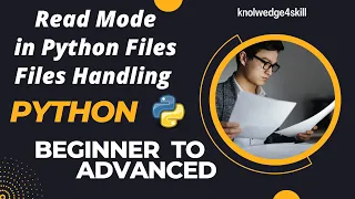 5 2 Files Read Mode in Python Python Files Operation Python File Handling knowledge4skill