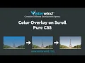 Color Overlay Scroll with CSS