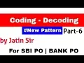 CODING-DECODING Reasoning Tricks in English PART-6 by Jatin Sir