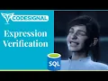 Expression Verification - Codesignal
