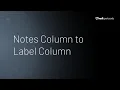 Notes Column to Label Column Hudl Sportscode
