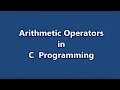 Arithmetic Operators C programming Part 12 Learn CSE Malayalam