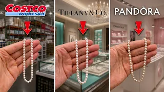 We Tested The Same Pearl Jewelry from Costco Tiffany and Pandora - Once Clear Winner