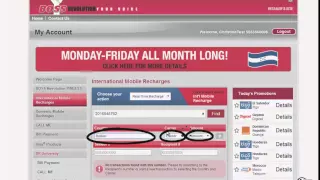 Boss Revolution Portal Mobile Top Up Demo