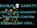 Download Lagu BAHAYA💀GAWAT*USD Dollar Ngamuk!!! November Confirm Rupiah Jebol 18.000