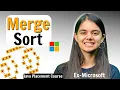 Merge Sort For Beginners Java Placement Course