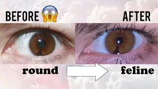 round to feline eyes from subliminals prayer