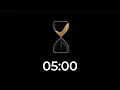 5 Minute Sand Glass Timer 5-Minute Countdown