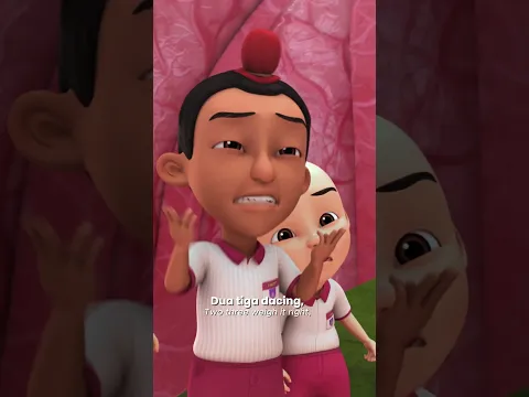 Eee, gelinya! 😖🪱 Itulah pentingnya menjaga kebersihan diri. ✨ #UpinIpin #LesCopaque