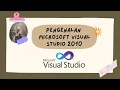 Pengenalan Microsoft Visual Studio 2010