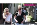 Melanie Griffith Stella Banderas Stop For Coffee At Alfreds On Melrose Place 4 21 17